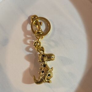 2 For 20 Gold Dinosaur Bag Charm